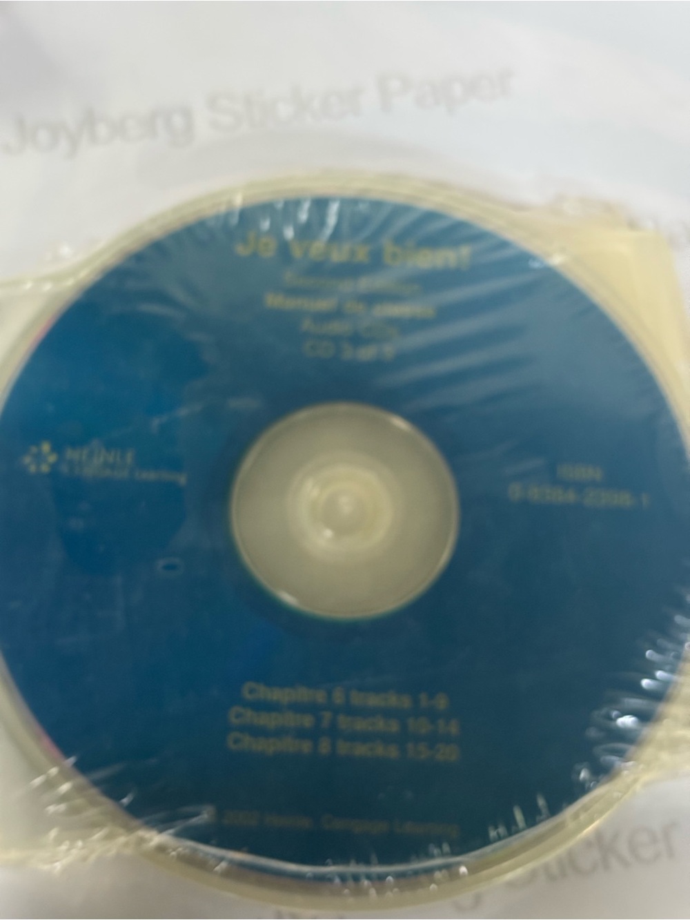 Je Veux Bien Second Edition Complete 3 CD Audio Set Factory Sealed 2002
